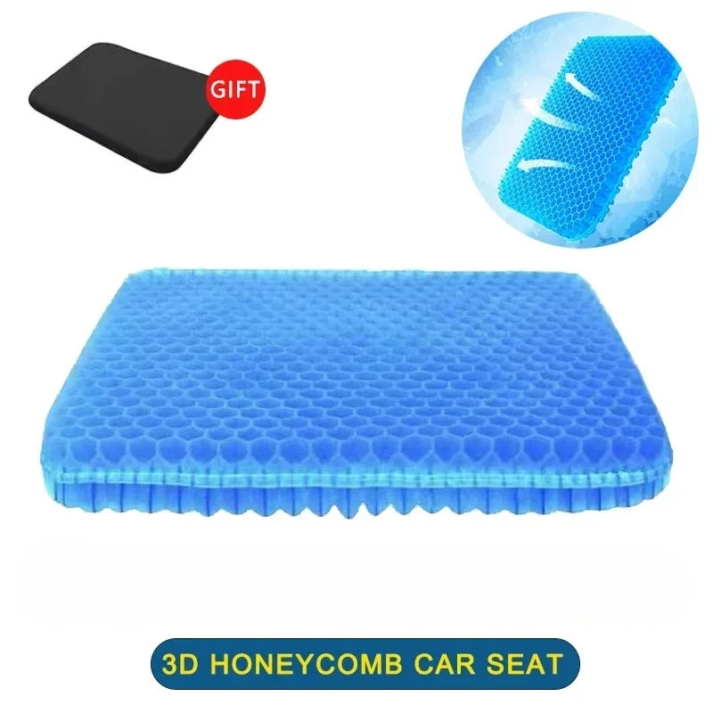 3D DOUBLE LAYER BREATHABLE COOLING PAD HONEYCOMB CAR SEAT CUSHION